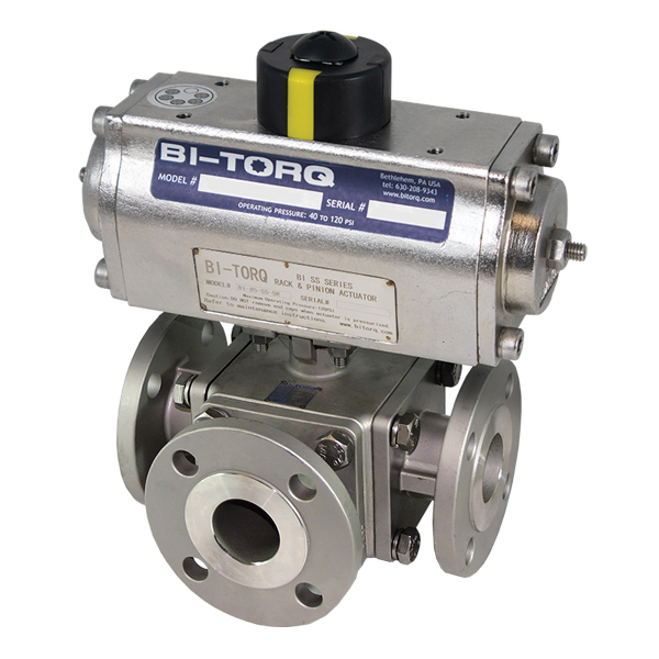 Process Controls Corporation - Strahman Group BI-TORQ Actuated Ball Valve