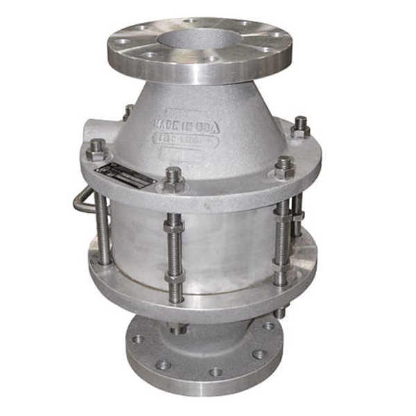 Process Controls Corporation - L&J Technologies 94406 Vertical Inline Deflagration Flame Arrester