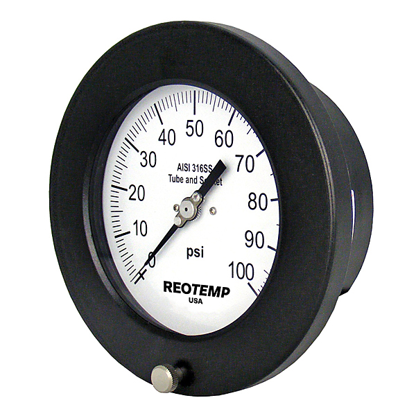 Process Controls Corporation - ReoTemp Analog Pressure Gauge