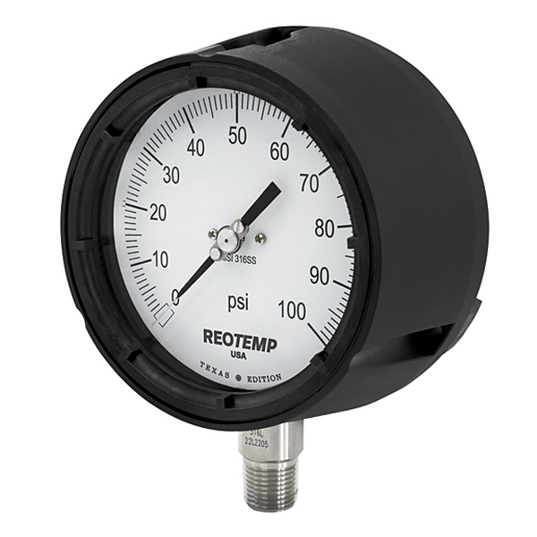 Process Controls Corporation - Reotemp Analog Pressure Gauge