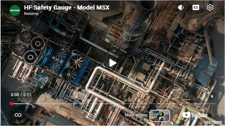 Process Controls Corporation - Reotemp HF Safety Gauge Video
