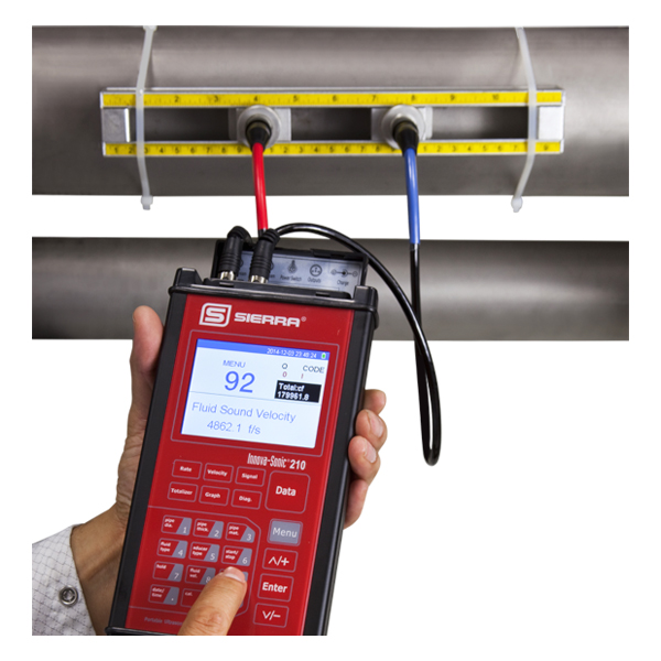 Process Controls Corporation - Sierra Instruments Innova-Sonic Model 210i Ultrasonic Portable Flow Meter