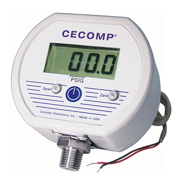 Process Controls Corporation - Cecomp Electronics Digital Pressure Gauge